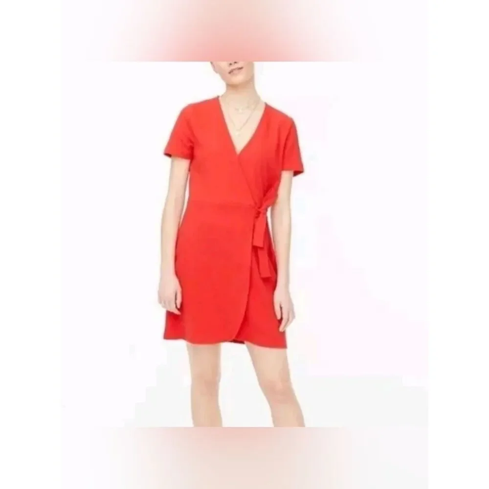 NWT J Crew Textured Knit Wrap Dress  Size S